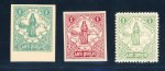 Stamp of Ireland » Essays & Proofs (E1-E167) 1922 Pictorial Printing Company: 1d turquoise and 1d