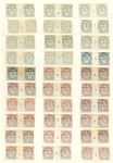 Stamp of France » Collections 1893-1924, sur plusieurs pages de classeur, collection