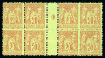 Stamp of France » Collections 1893-1924, sur plusieurs pages de classeur, collection