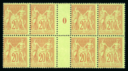 Stamp of France » Collections 1893-1924, sur plusieurs pages de classeur, collection