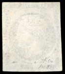 Stamp of Greece » Large Hermes Heads » 1861-62 First Athens print 20 Lepta 20 Lep  deep blue (quadrille background), without control