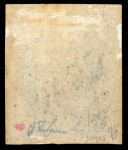 Stamp of Greece » Large Hermes Heads » 1861 Paris print 20 Lep blue on pelure paper mint. Some lack of gum