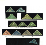 Stamp of South Africa » Cape of Good Hope Advanced collection of Cape of Good Hope Forgeries.