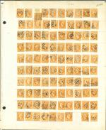 Stamp of France » Collections 1863, Spectaculaire ensemble de près de 4000 timbres Napoléon dentelé 40c