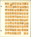 Stamp of France » Collections 1863, Spectaculaire ensemble de près de 4000 timbres Napoléon dentelé 40c