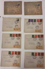 Stamp of France » Libération 1944, Incroyable stock de + de 600 lettres recommandées