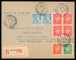 Stamp of France » Libération 1944, Incroyable stock de + de 600 lettres recommandées