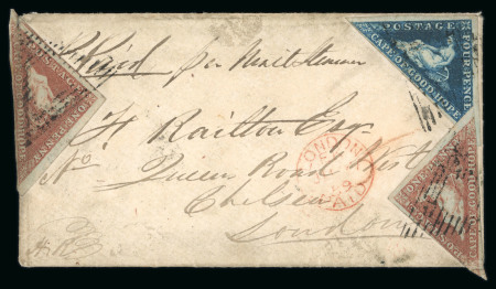 Stamp of South Africa » Cape of Good Hope INTERNATIONAL RATE SHIPPING : ENGLAND1859 COLSBERG