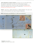 Stamp of South Africa » Cape of Good Hope 1862 ABERDEEN to GRAAFF-REINETT1d deep rose-red, TWO