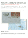 Stamp of South Africa » Cape of Good Hope 1855 PORT ELIZABETH to CRADOCKThe local mail with 4d