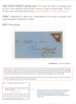 Stamp of South Africa » Cape of Good Hope 1865 GRAAFF-REINETT partial coverThe local mail with