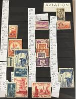 Stamp of Colonies françaises » Monaco 1885-1976, Stock de Monaco dans 2 albums entre les