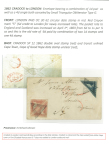 Stamp of South Africa » Cape of Good Hope 1862 CRADOCK to LONDONEnvelope bearing a combination