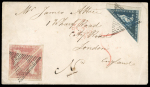 Stamp of South Africa » Cape of Good Hope 1862 CRADOCK to LONDONEnvelope bearing a combination