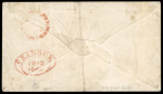 Stamp of South Africa » Cape of Good Hope 1862 CRADOCK to LONDONEnvelope bearing a combination