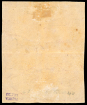 Stamp of Greece » Large Hermes Heads » 1861 Paris print 80 Lep carmine in a well margined block of 4 full original gum