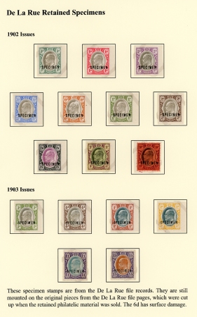 Stamp of South Africa » Transvaal » 1902-03 Watermark Crown CA » Specimens 1902-03 Watermark Crown CA Specimen Stamps 1902 ½d.