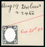 Stamp of South Africa » Transvaal » 1902-03 Watermark Crown CA » Die Proofs 1901-02 De La Rue striking book pieces, with head-only and 1/2d to £5 frame-only set of fourteen die proofs with additional 1s and 2s