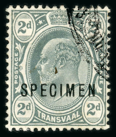 Stamp of South Africa » Transvaal » 1905-09 Watermark Multiple Crown CA Monocolours » Specimens 1905-09 Watermark Multiple Crown CA Monocolours Specimen