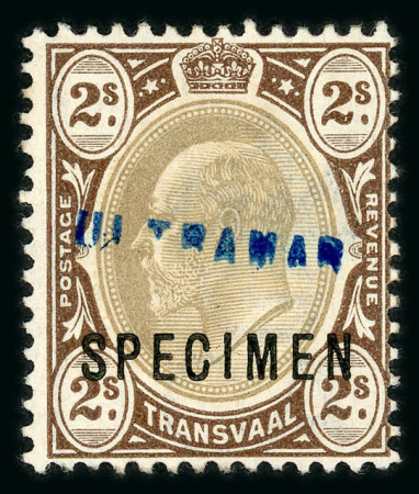 Stamp of South Africa » Transvaal » 1902-03 Watermark Crown CA » Specimens 1902-03 Watermark Crown CA Specimen Stamps 1902