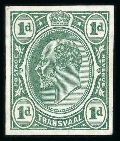 Stamp of South Africa » Transvaal » 1905-09 Watermark Multiple Crown CA Monocolours » Imperforate Colour Trials 1905-09 Watermark Multiple Crown CA MonocoloursImperforate