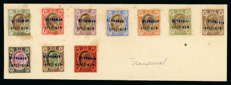 Stamp of South Africa » Transvaal » 1902-03 Watermark Crown CA » Specimens 1902-03 Watermark Crown CA