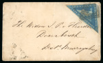 Stamp of South Africa » Cape of Good Hope 1862 small 'ladies' envelope to The Widow J. P. v Heerden