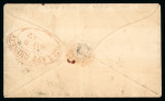 Stamp of South Africa » Cape of Good Hope 1862 small 'ladies' envelope to The Widow J. P. v Heerden