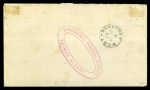 Stamp of South Africa » Cape of Good Hope 1881-89 Trio of envelopes franked with Lady Hope seated rectangular stamps 1d, 2d or 3d single frankings