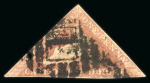 Stamp of South Africa » Cape of Good Hope 1863-64 Small lot of eight triangular issues (SG18-20) showing various examples of the barred oval numeral cancellations (BONC)