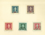 Stamp of Romania » Collections, Lots etc. 1917-19, Collection of 110 stamps on 15 pages from