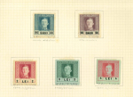 Stamp of Romania » Collections, Lots etc. 1917-19, Collection of 110 stamps on 15 pages from