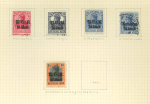 Stamp of Romania » Collections, Lots etc. 1917-19, Collection of 110 stamps on 15 pages from