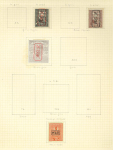 Stamp of Romania » Collections, Lots etc. 1917-19, Collection of 110 stamps on 15 pages from
