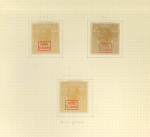 Stamp of Romania » Collections, Lots etc. 1917-19, Collection of 110 stamps on 15 pages from