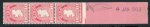 Stamp of Ireland » Definitives 1922-23 SE 1d red vertical strip, dated "4 JAN 1933" coil end, reinforced with hinge, fine and very scarce.