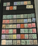 Stamp of Indian States » Indian States Collections and Lots A Lot of Stamps from Duttia, Barwani, Indore, Hyderabad,
