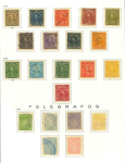 Stamp of Venezuela 1854-1903, small collection of local stamps incl. 1854 Bejuma "Franca" and "Debe" unused, 1876 oval "Correo entre Caracas y Petare" mint