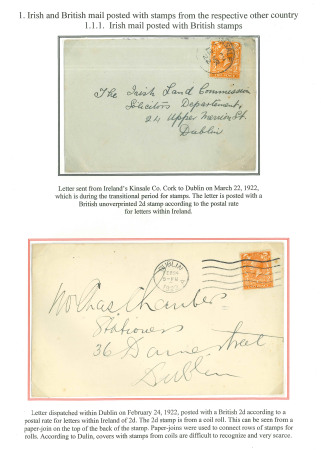 Stamp of Ireland » Political & Transitional Periods Transitional Period Exhibition Collection