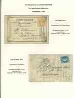 Stamp of France » Lettres Classiques Collections 1760-1942, Exceptionnelle collection de marques postales