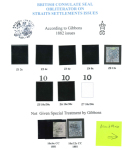 Stamp of British P.O. in Siam (Bangkok) » Cancellations » Consular Cachets British Consular Cachets: Specialised group of 34 stamps