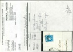 Stamp of France » Lettres Classiques Bordeaux n°46Ad (bleu outremer, certificats) sur lettre de Angers