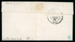 Stamp of France » Lettres Classiques 1871, Ensemble de 2 lettres avec Bordeaux dont mixte avec Lauré