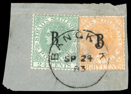 Stamp of British P.O. in Siam (Bangkok) » Covers 1883-1887 Family Correspondence with six covers, plus