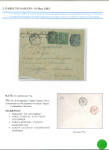 Stamp of British P.O. in Siam (Bangkok) » Covers 1883-1887 Family Correspondence with six covers, plus