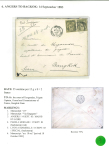 Stamp of British P.O. in Siam (Bangkok) » Covers 1883-1887 Family Correspondence with six covers, plus