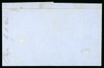 Stamp of France » Empire 1853-1862 1859, Lettre de Filippopel à 50c avec n°13 + 16 cad "Danube"