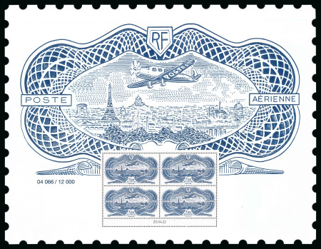 Stamp of France » Variétés et curiosités 2022, Affiche "le Burelé" Y&T 4026 avec variété "virgule