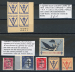 Stamp of France » Libération Libération, agréable collection sur diverses plaquettes