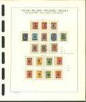 Stamp of Poland » Collections 1860-1945, amazing specialised collection in one Schaubeck album, including the majority of the rarities of this country